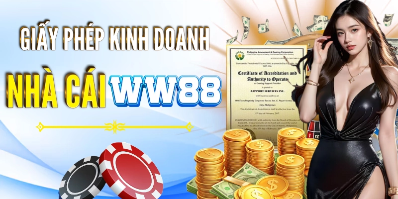 Thông tin giấy phép kinh doanh cá cược trực tuyến